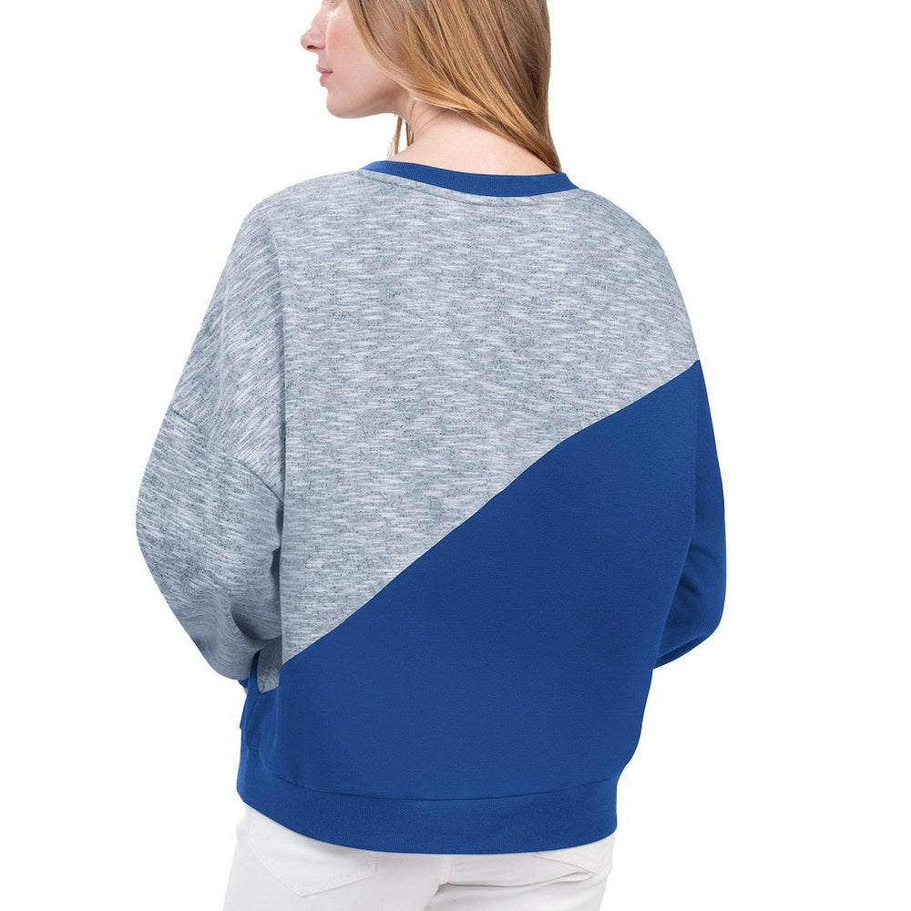 Philadelphia 76ers G-III 4Her by Carl Banks Women's Benches Split Pullover Sweatshirt