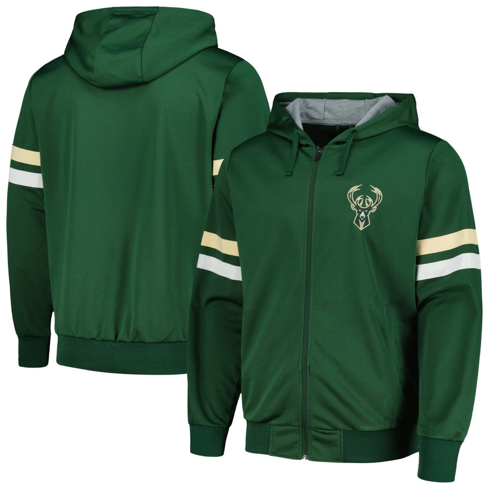 Milwaukee Bucks G-III Sports by Carl Banks Contender Full-Zip Hoodie Jacket