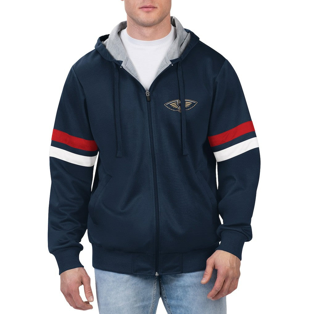 New Orleans Pelicans G-III Sports by Carl Banks Contender Full-Zip Hoodie Jacket