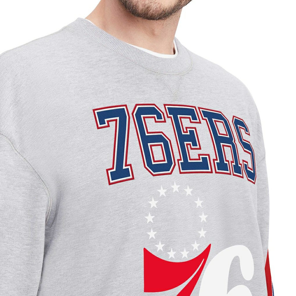Philadelphia 76ers Tommy Jeans Hayes Crew Neck Pullover Sweatshirt