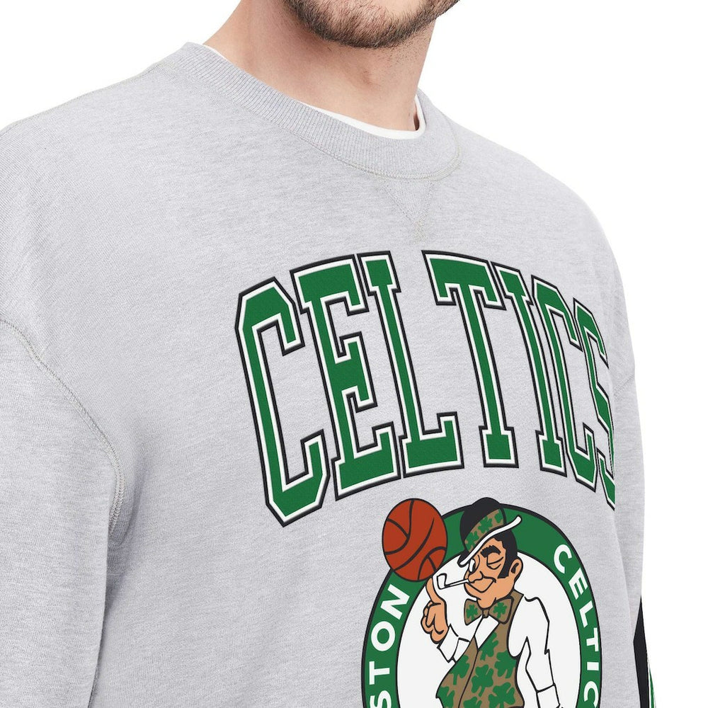 Boston Celtics Tommy Jeans Hayes Crew Neck Pullover Sweatshirt