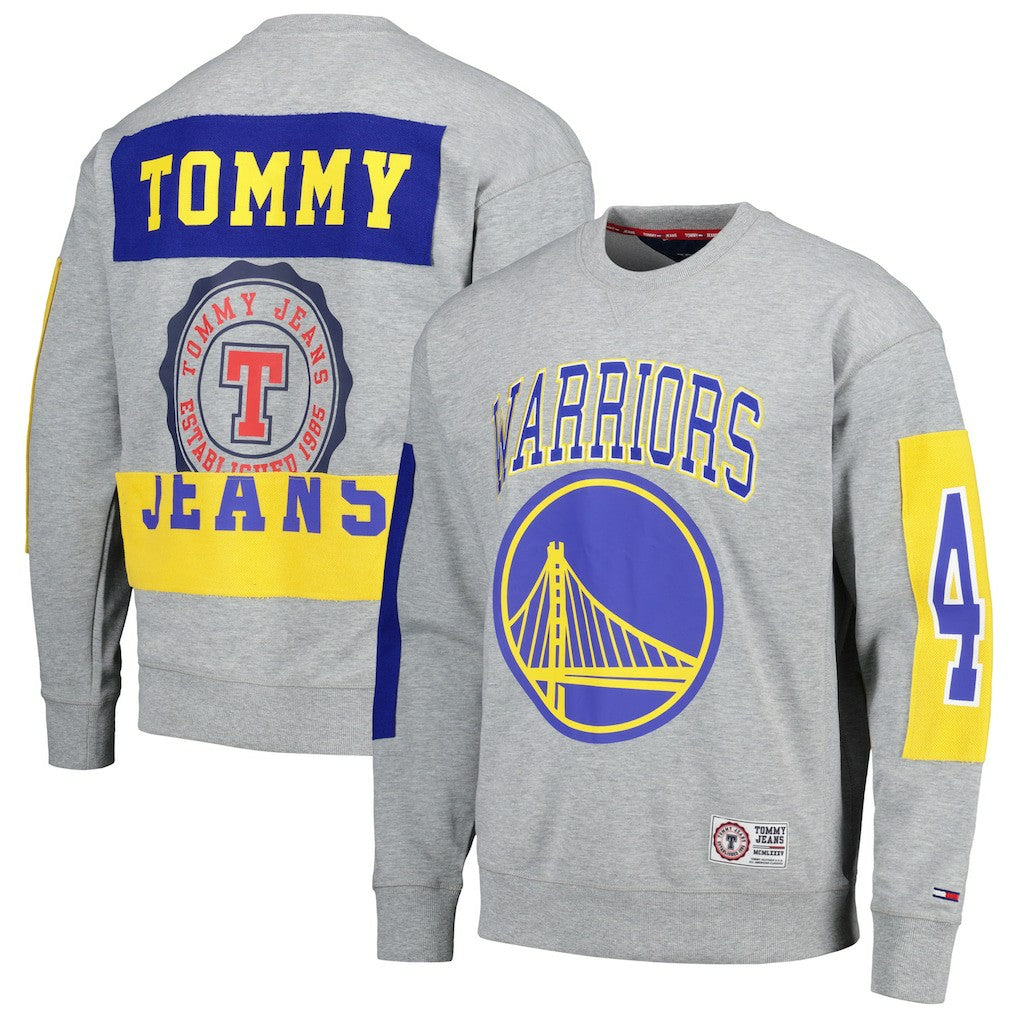 Golden State Warriors Tommy Jeans Hayes Crew Neck Pullover Sweatshirt sale