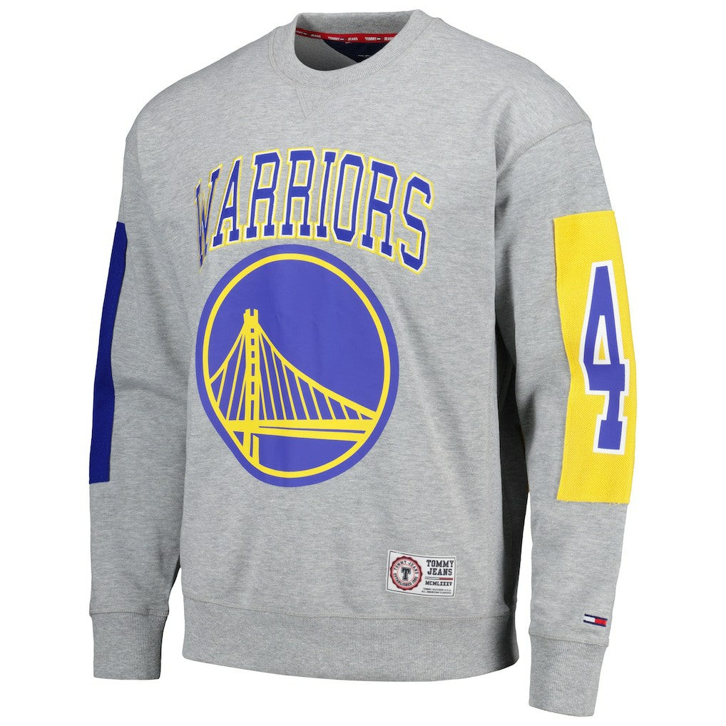 Golden State Warriors Tommy Jeans Hayes Crew Neck Pullover Sweatshirt sale