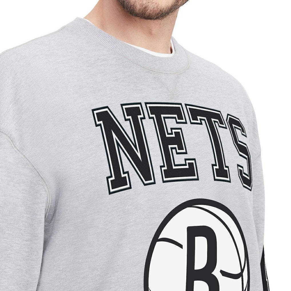 Brooklyn Nets Tommy Jeans Hayes Crew Neck Pullover Sweatshirt