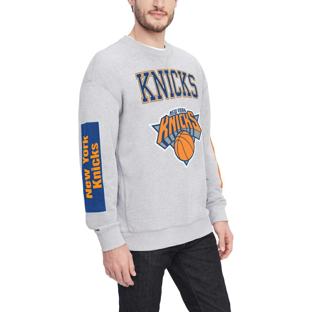New York Knicks Tommy Jeans Hayes Crew Neck Pullover Sweatshirt