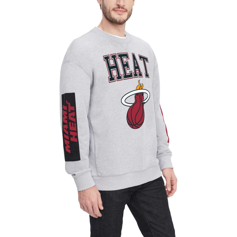 Miami Heat Tommy Jeans Hayes Crew Neck Pullover Sweatshirt