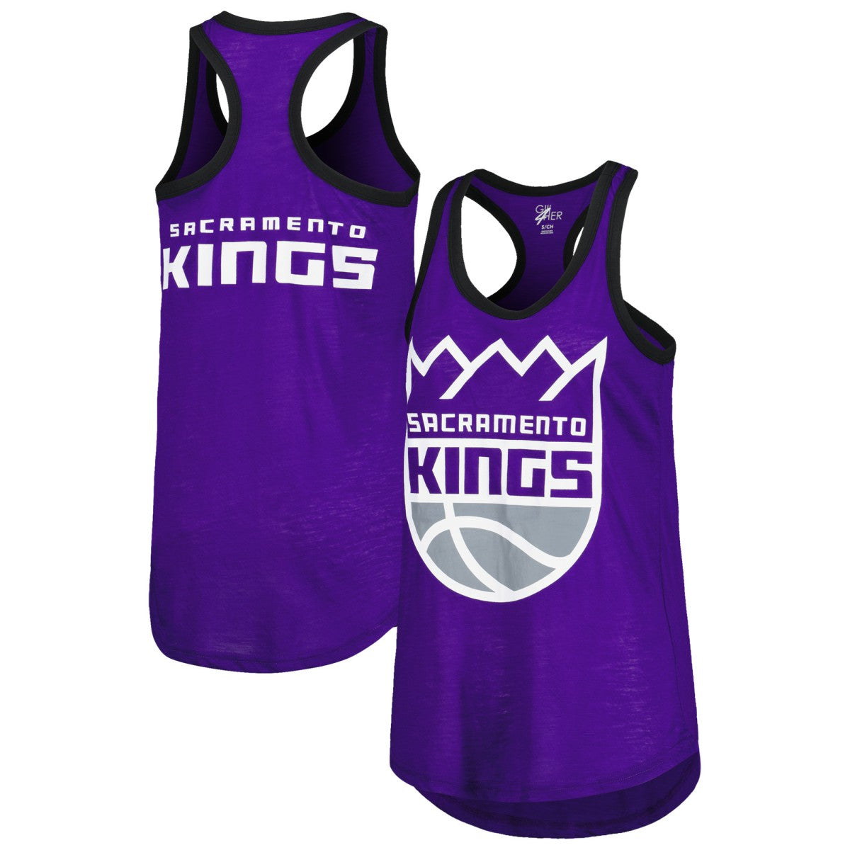 Sacramento Kings G-III 4Her by Carl Banks Women's Showdown Scoop-Neck Racerback Tank Top