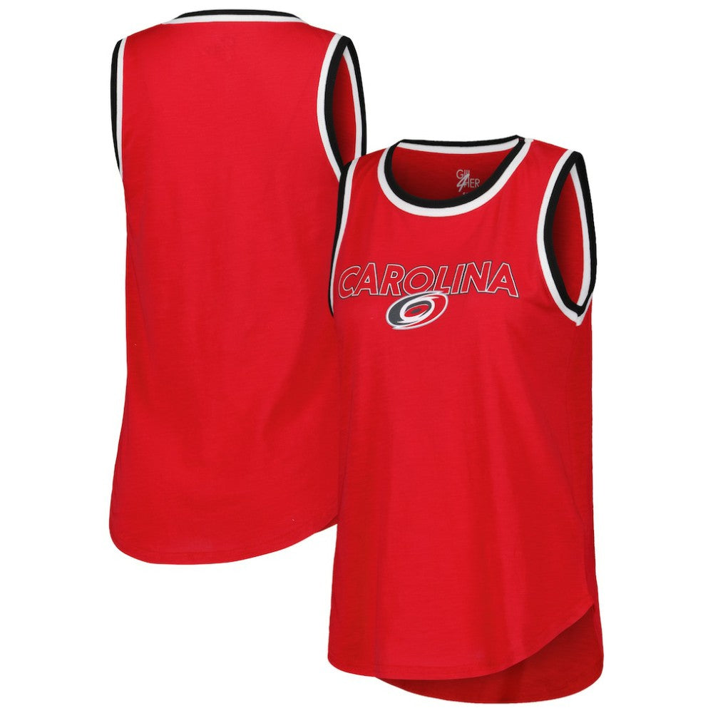 NHL Carolina Hurricanes G-III 4Her by Carl Banks Women's Strategy Tank Top