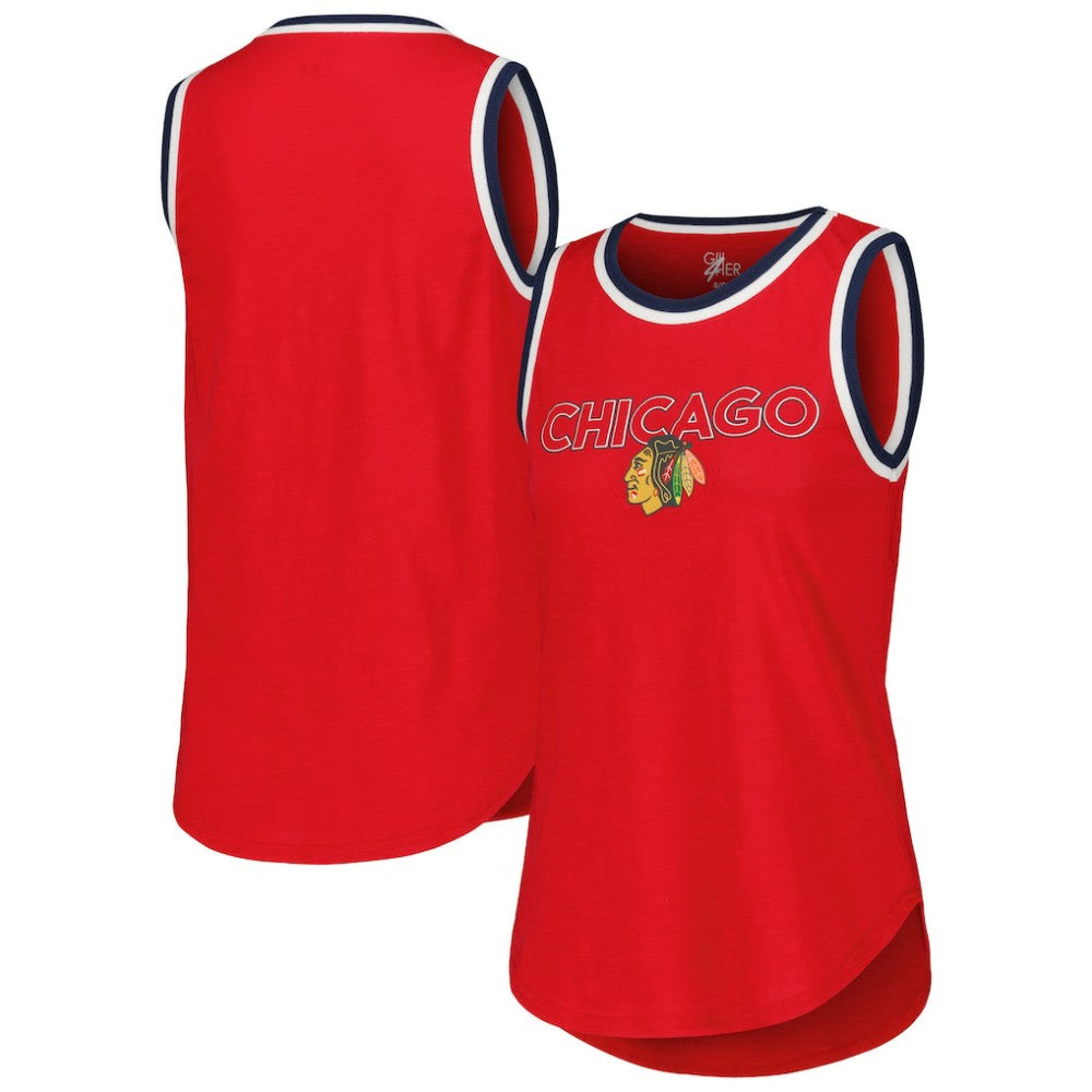 NHL Chicago Blackhawks G-III 4Her by Carl Banks Women's Strategy Tank Top
