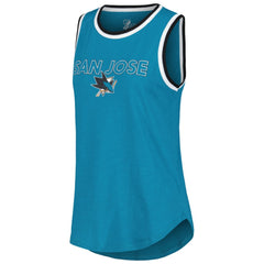NHL San Jose Sharks G-III 4Her by Carl Banks Women's Strategy Tank Top