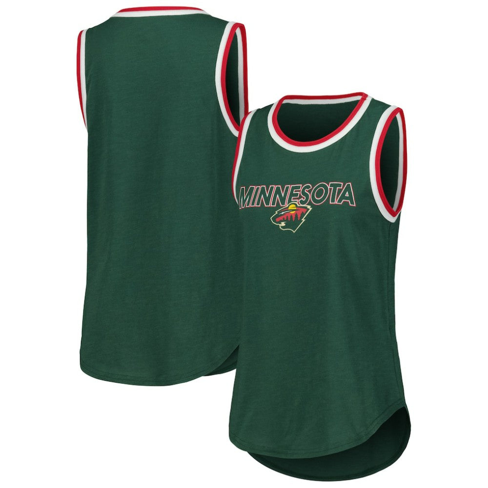 NHL Minnesota Wild G-III 4Her by Carl Banks Women's Strategy Tank Top