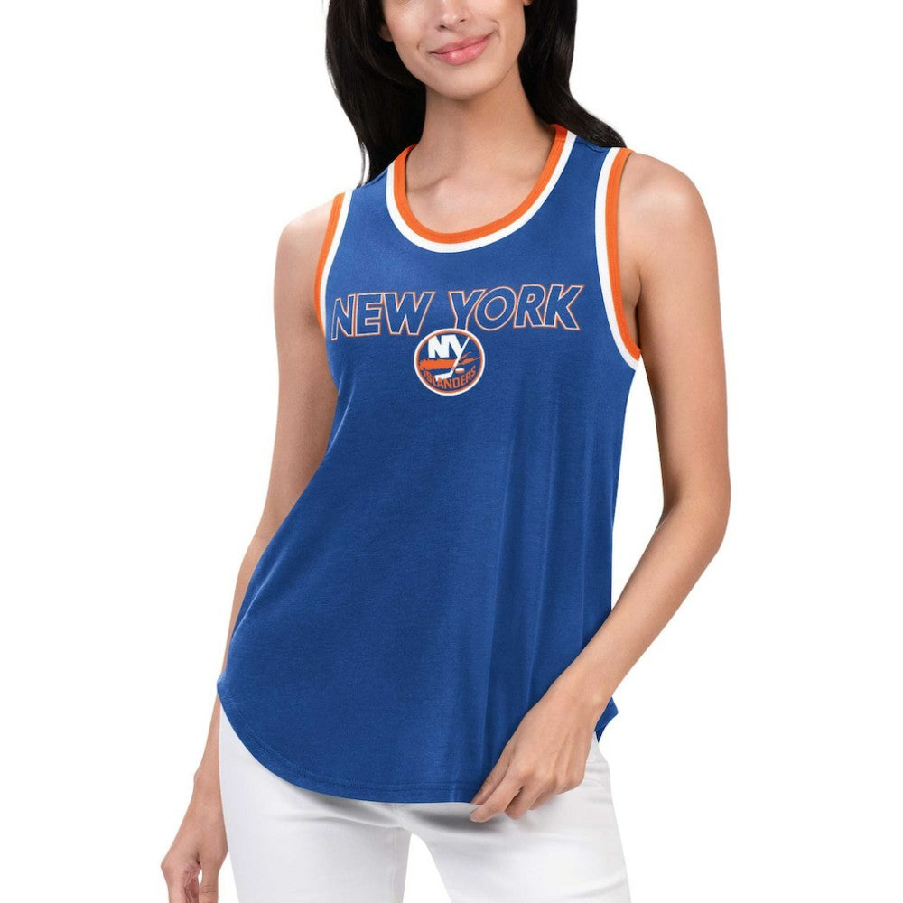 NHL New York Islanders G-III 4Her by Carl Banks Women's Strategy Tank Top