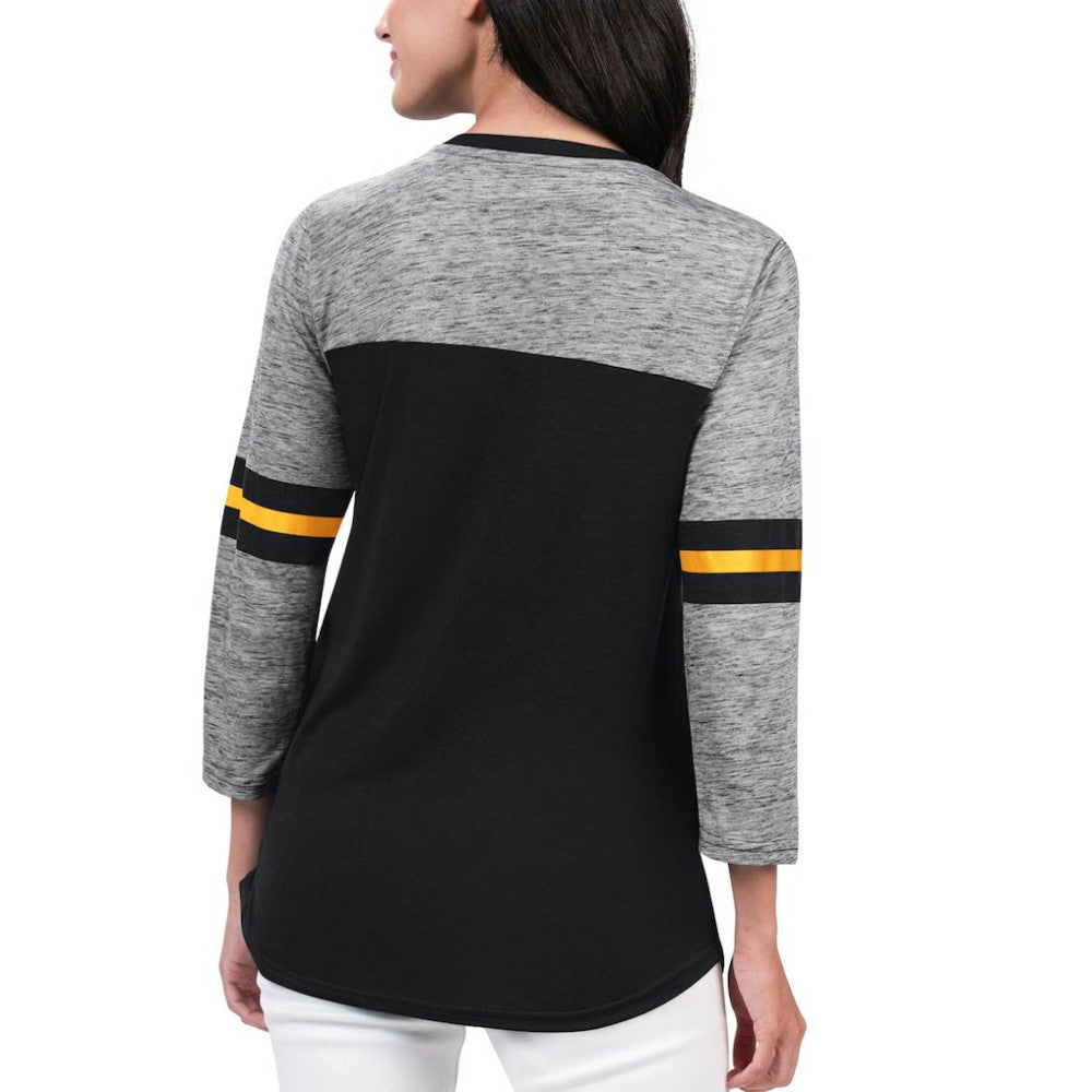 NHL Boston Bruins G-III 4Her by Carl Banks Women's Play The Game 3/4-Sleeve T-Shirt
