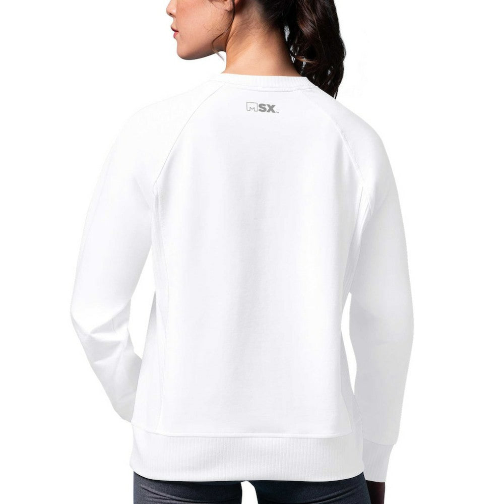 NHL New Jersey Devils MSX by Michael Strahan Women's Millie Raglan Pullover Sweatshirt