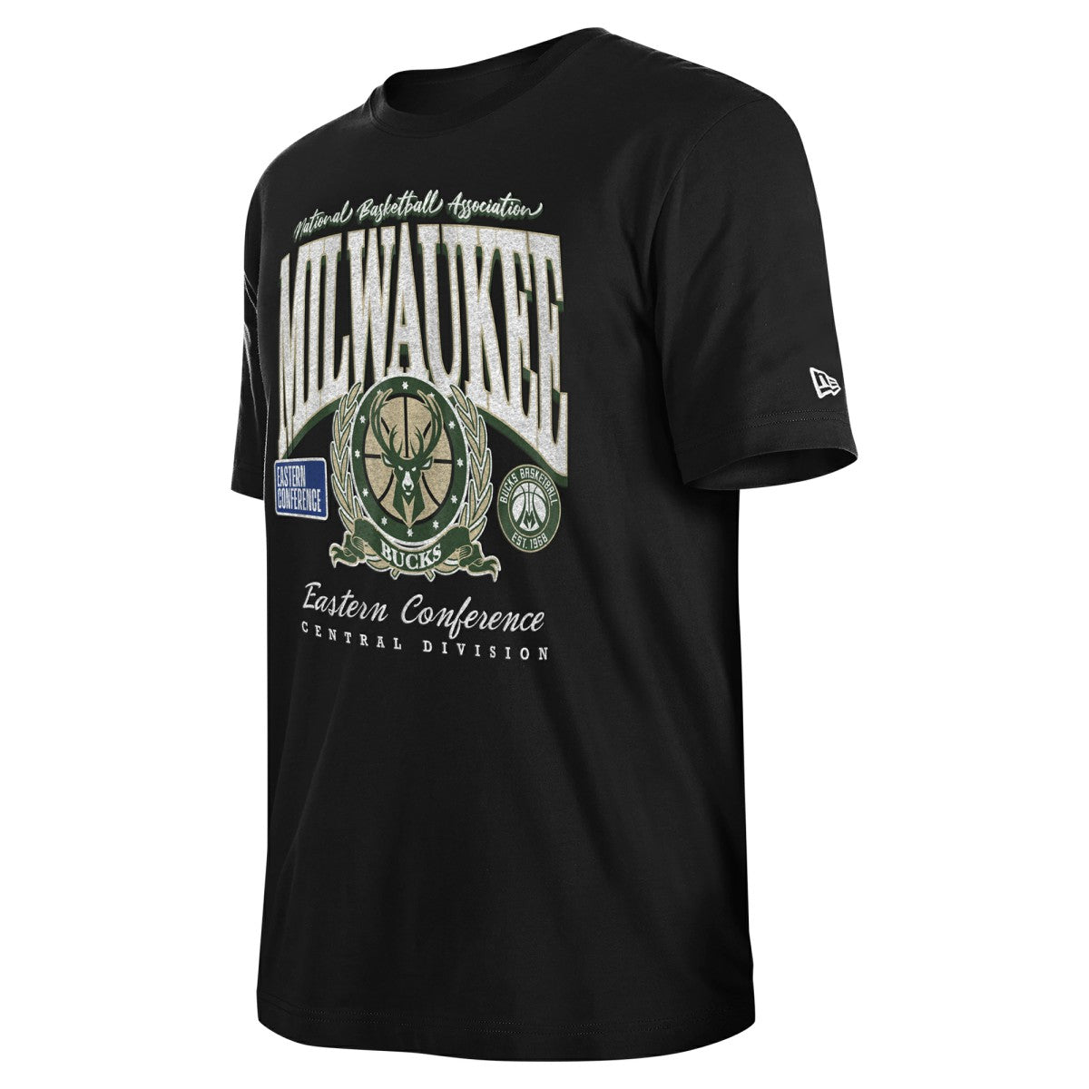 New Era Milwaukee Bucks Unisex Oversized Essentials Boxy T-Shirt
