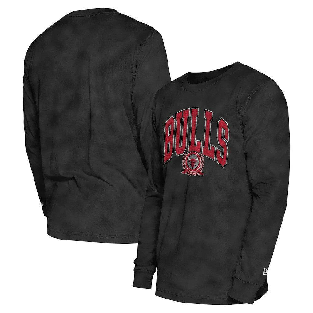 New Era Chicago Bulls Unisex Oversized Essentials Enzyme Wash Long Sleeve T-Shirt sale