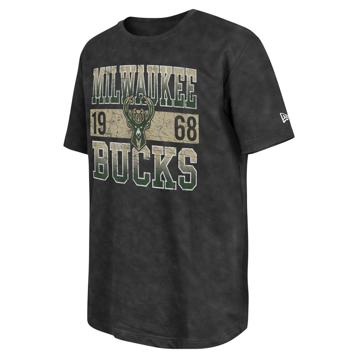 New Era Milwaukee Bucks Enzyme Washed Oversized T-Shirt