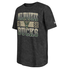 New Era Milwaukee Bucks Enzyme Washed Oversized T-Shirt
