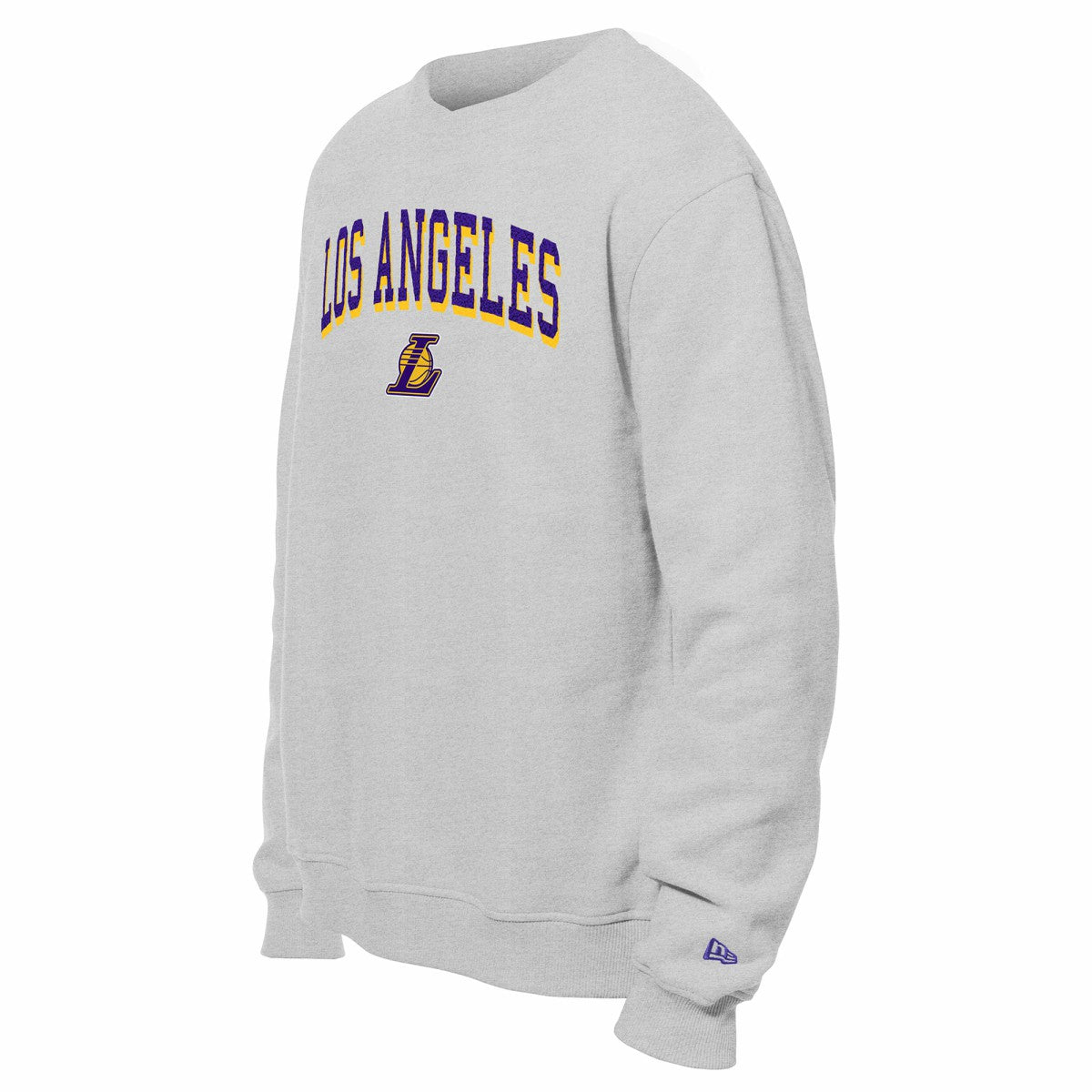 New Era Los Angeles Lakers Chenille Cross Over Pullover Sweatshirt