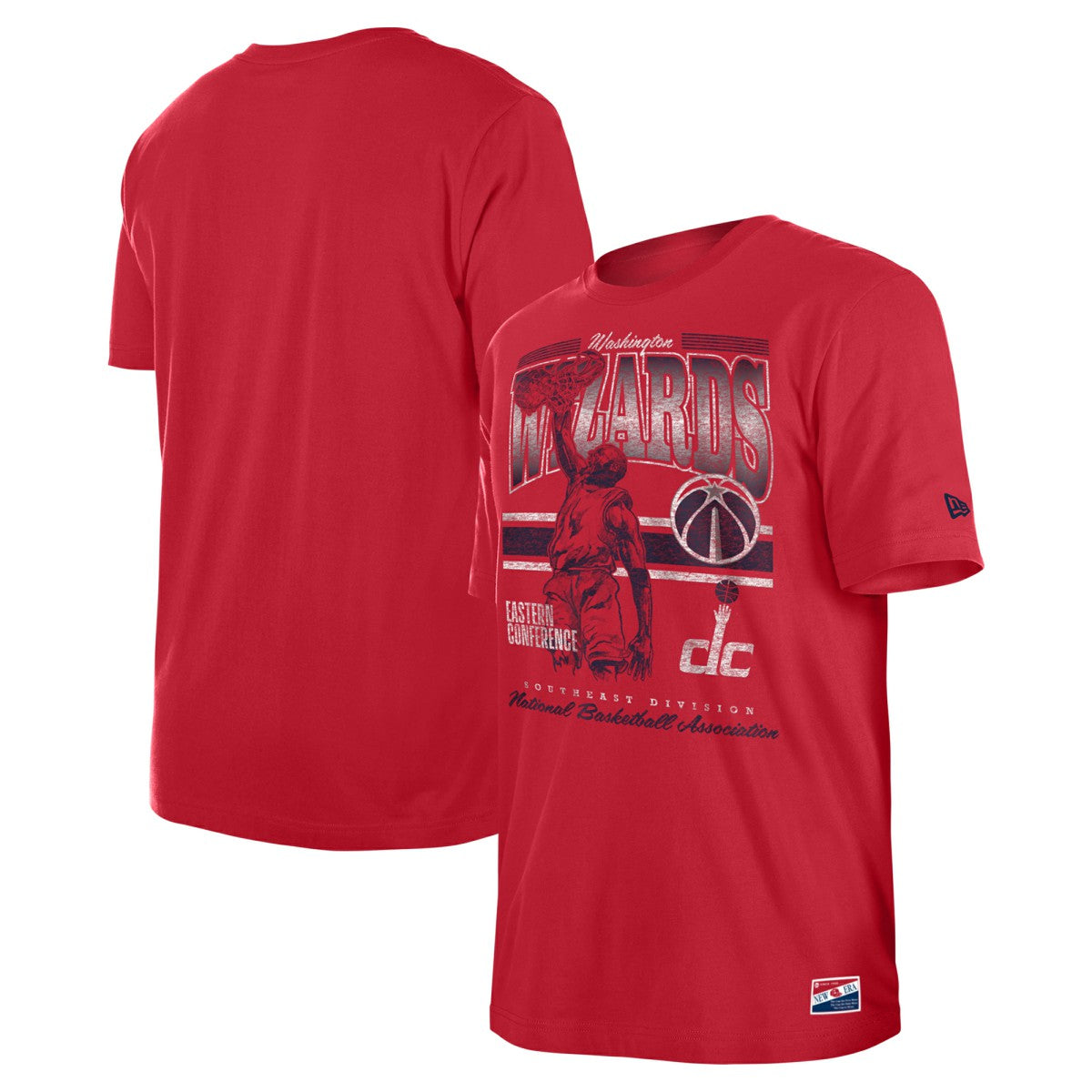 New Era Washington Wizards Enzyme Wash Oversized T-Shirt