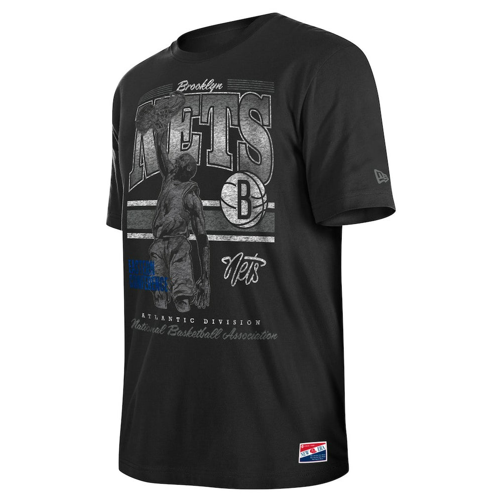 New Era Brooklyn Nets Enzyme Wash Oversized T-Shirt