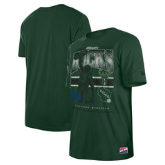 New Era Milwaukee Bucks Enzyme Wash Oversized T-Shirt