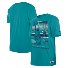 New Era Charlotte Hornets Enzyme Wash Oversized T-Shirt
