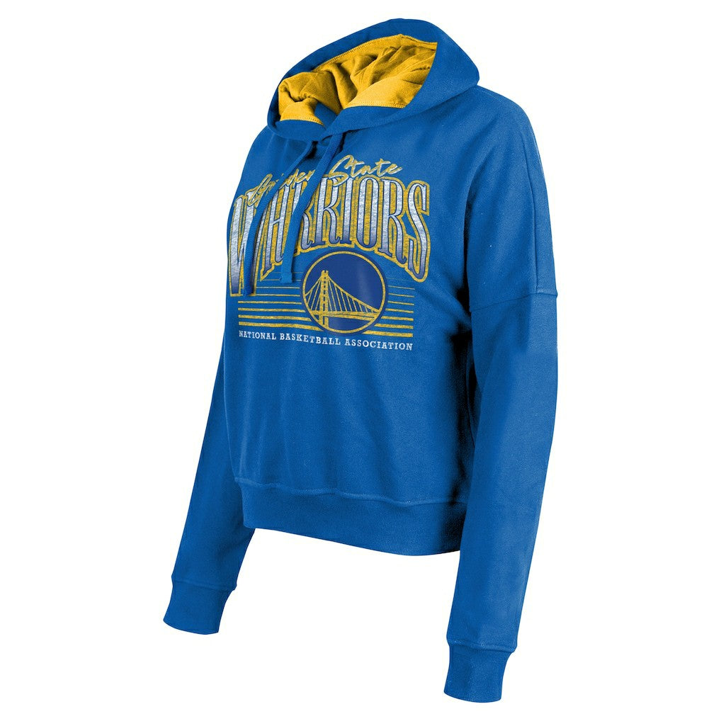New Era Golden State Warriors Women's Boxy Pullover Hoodie sale