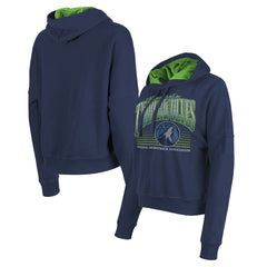 New Era Minnesota Timberwolves Women's Boxy Pullover Hoodie