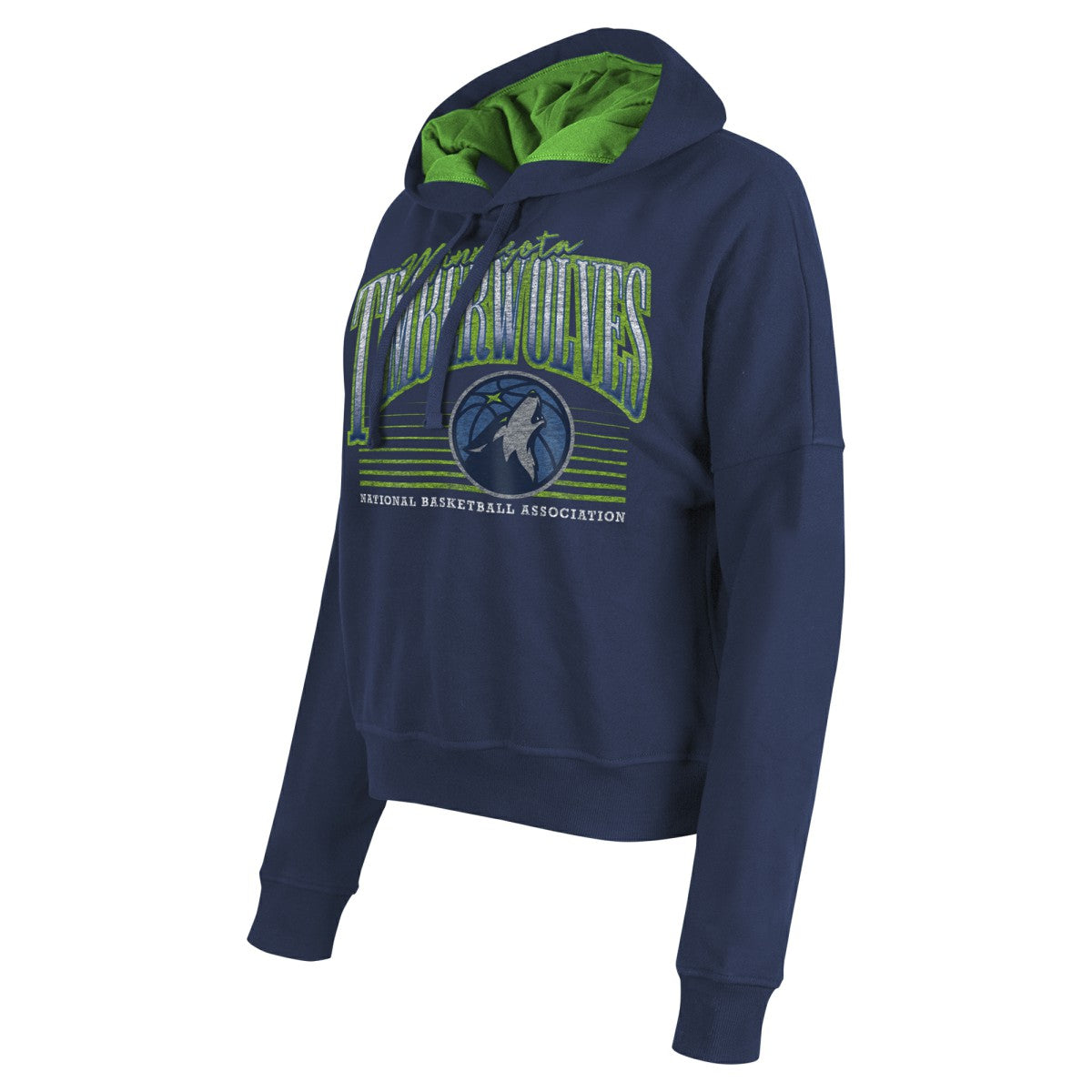 New Era Minnesota Timberwolves Women's Boxy Pullover Hoodie