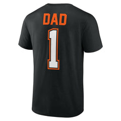 Black Baltimore Orioles Father's Day #1 Dad T-Shirt