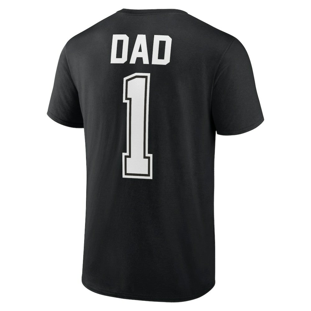 Black Chicago White Sox Father's Day #1 Dad T-Shirt