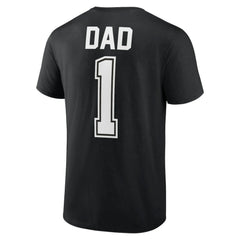 Black Chicago White Sox Father's Day #1 Dad T-Shirt