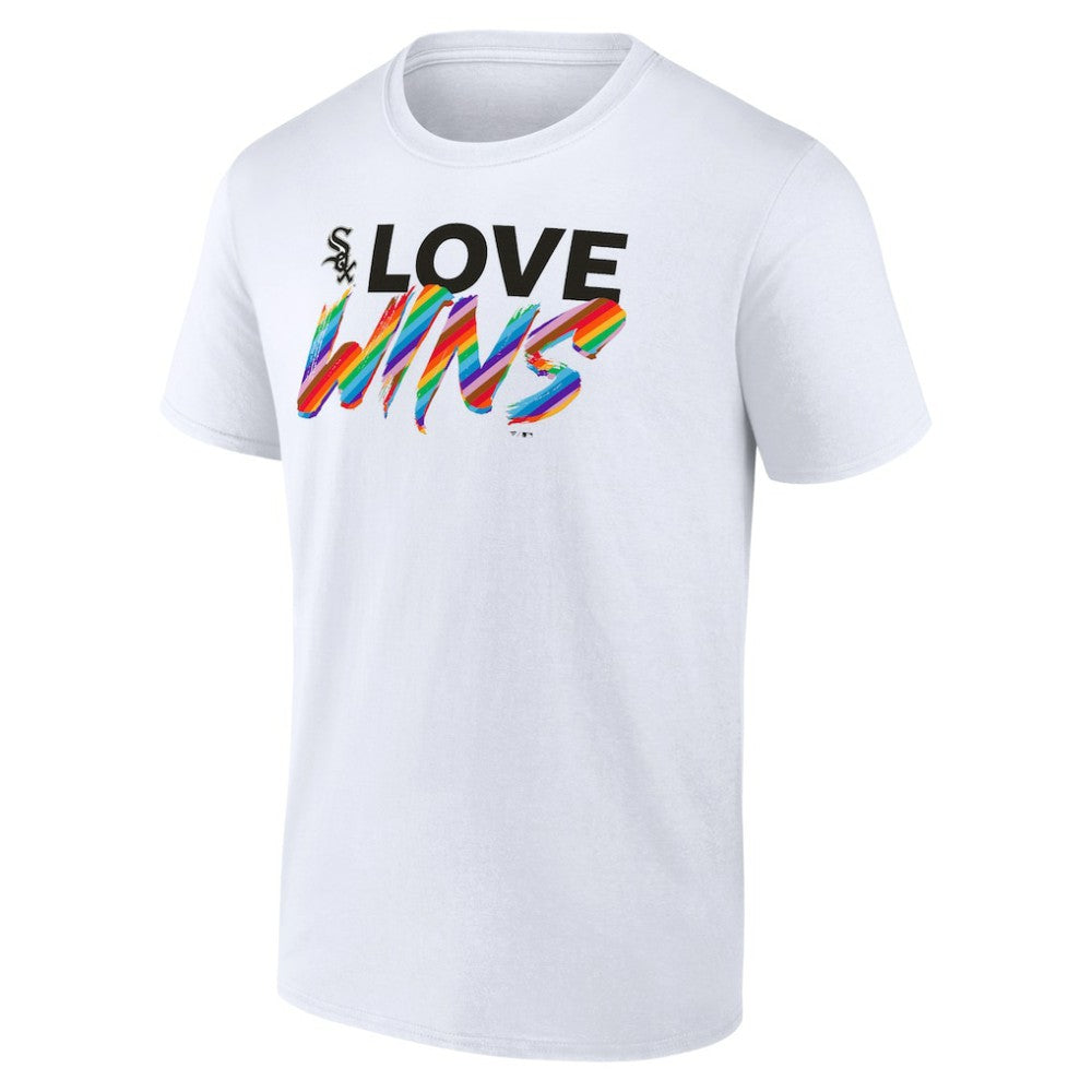 White Chicago White Sox Love Wins T-Shirt