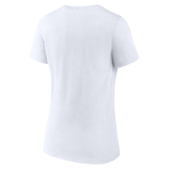 White Kansas City Royals Women's Love Wins V-Neck T-Shirt