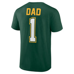 Green Athletics Father's Day #1 Dad T-Shirt