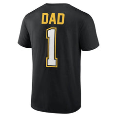 Black Pittsburgh Pirates Father's Day #1 Dad T-Shirt