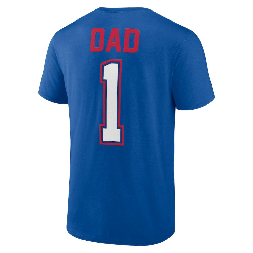 Royal Texas Rangers Father's Day #1 Dad T-Shirt