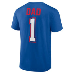 Royal Texas Rangers Father's Day #1 Dad T-Shirt