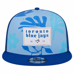 Royal Toronto Blue Jays New Era Bikini Bottom Trucker 9FIFTY Snapback Hat