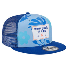 Royal New York Mets New Era Bikini Bottom Trucker 9FIFTY Snapback Hat
