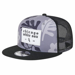 Black Chicago White Sox New Era Bikini Bottom Trucker 9FIFTY Snapback Hat