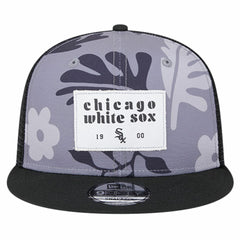 Black Chicago White Sox New Era Bikini Bottom Trucker 9FIFTY Snapback Hat