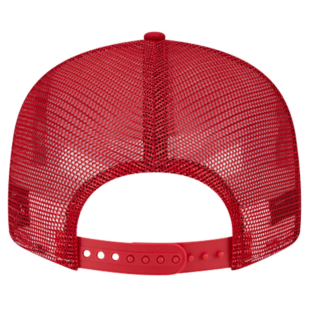 Red Los Angeles Angels New Era Bikini Bottom Trucker 9FIFTY Snapback Hat