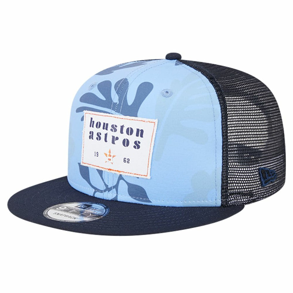 Navy Houston Astros New Era Bikini Bottom Trucker 9FIFTY Snapback Hat