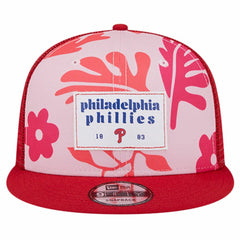 Red Philadelphia Phillies New Era Bikini Bottom Trucker 9FIFTY Snapback Hat