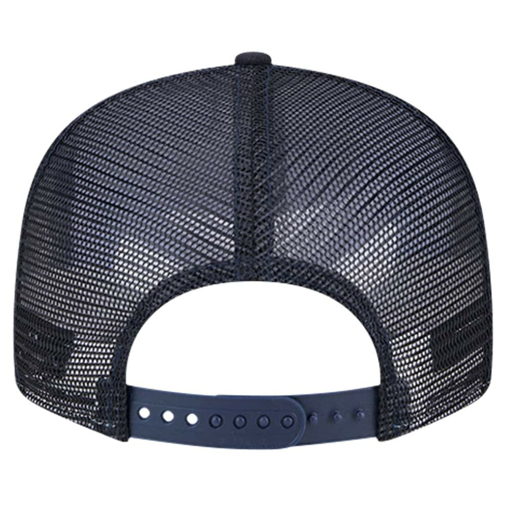 Navy Seattle Mariners New Era Bikini Bottom Trucker 9FIFTY Snapback Hat
