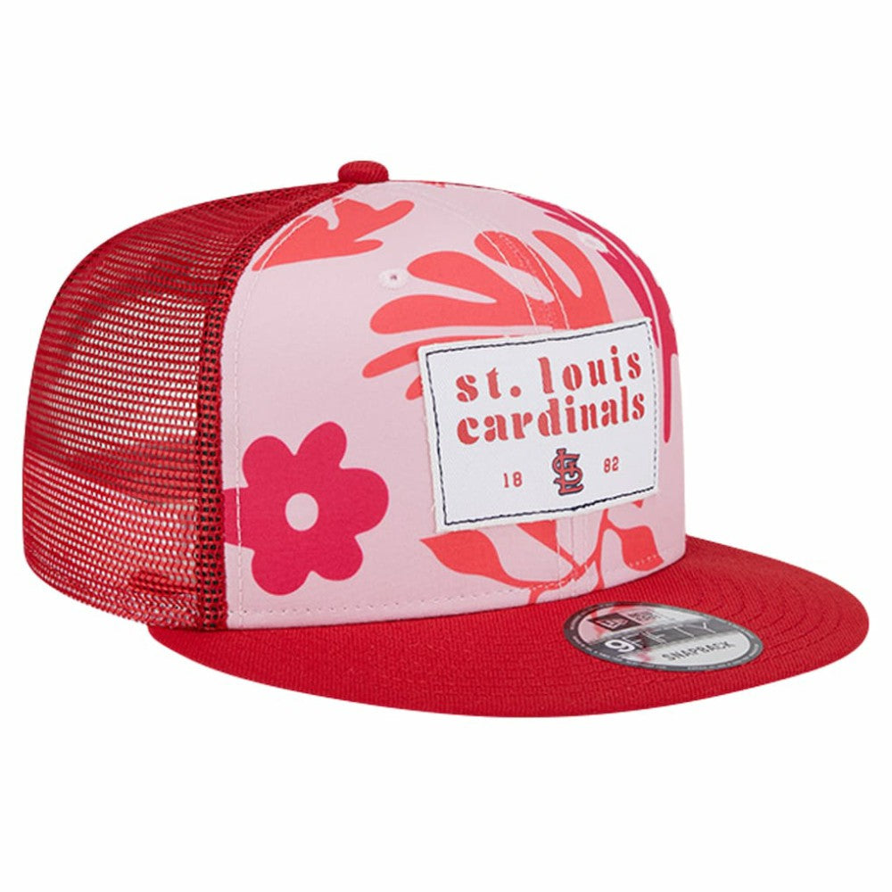 Red St. Louis Cardinals New Era Bikini Bottom Trucker 9FIFTY Snapback Hat