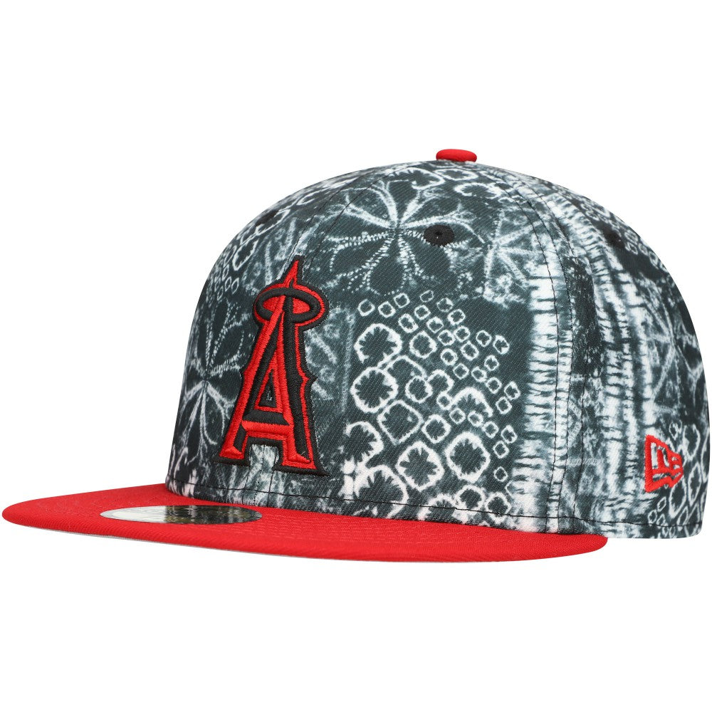 Black Los Angeles Angels New Era Sands 59FIFTY Fitted Hat