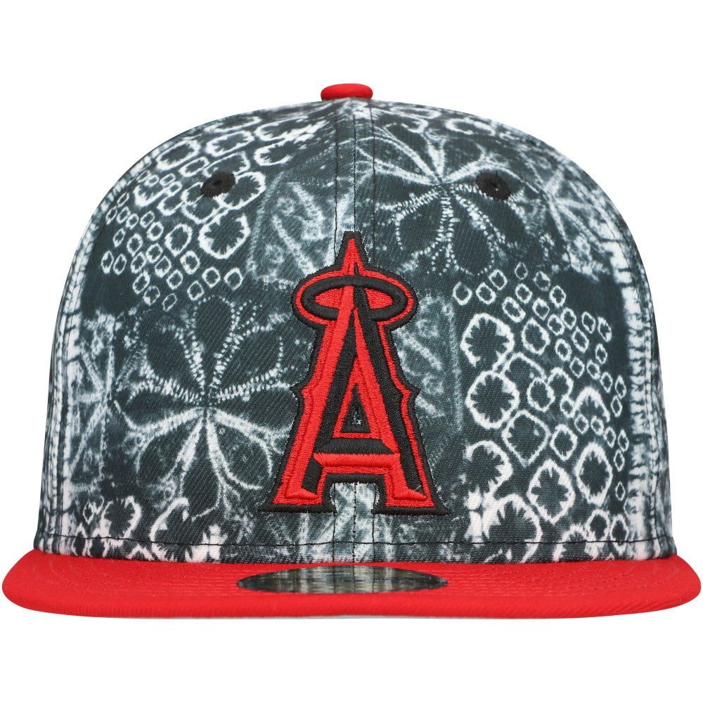 Black Los Angeles Angels New Era Sands 59FIFTY Fitted Hat